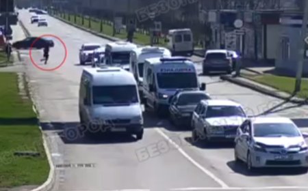 Accident rutier în Tiraspol: Un tânăr de 20 de ani lovit de un automobil condus de un șofer fără permis
